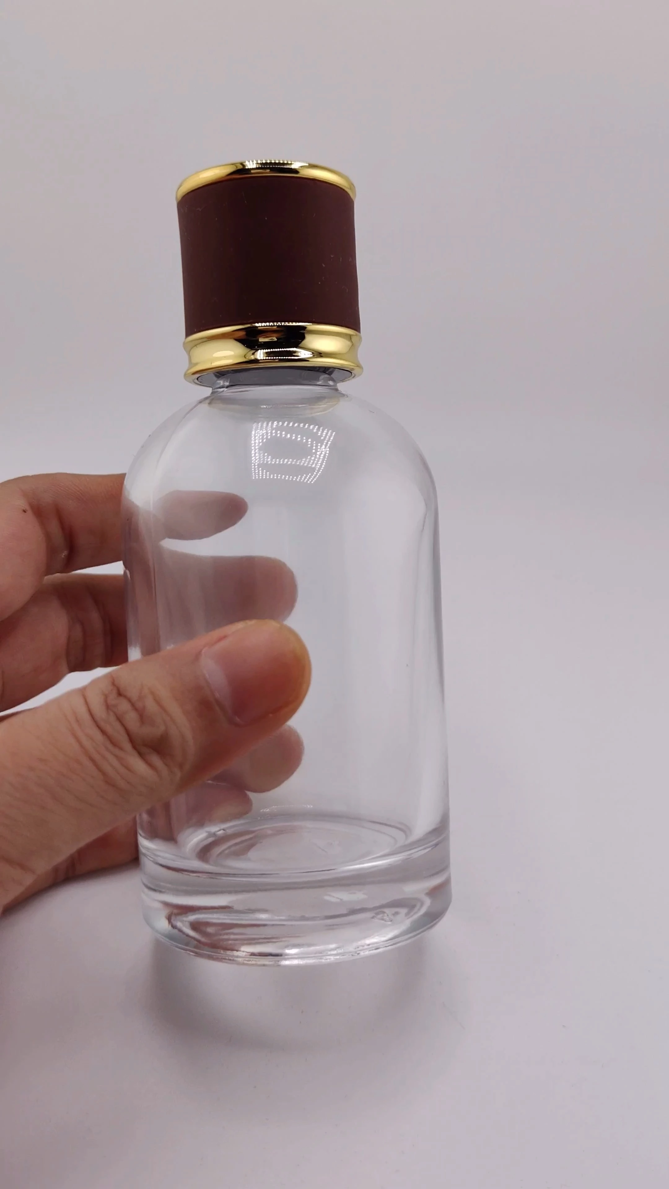 Glamourous Wholesale High Quality 30ml 50ml 100 ml Perfume Bottle Round empty clear Perfume Bottle Empty Spray Bottles 1