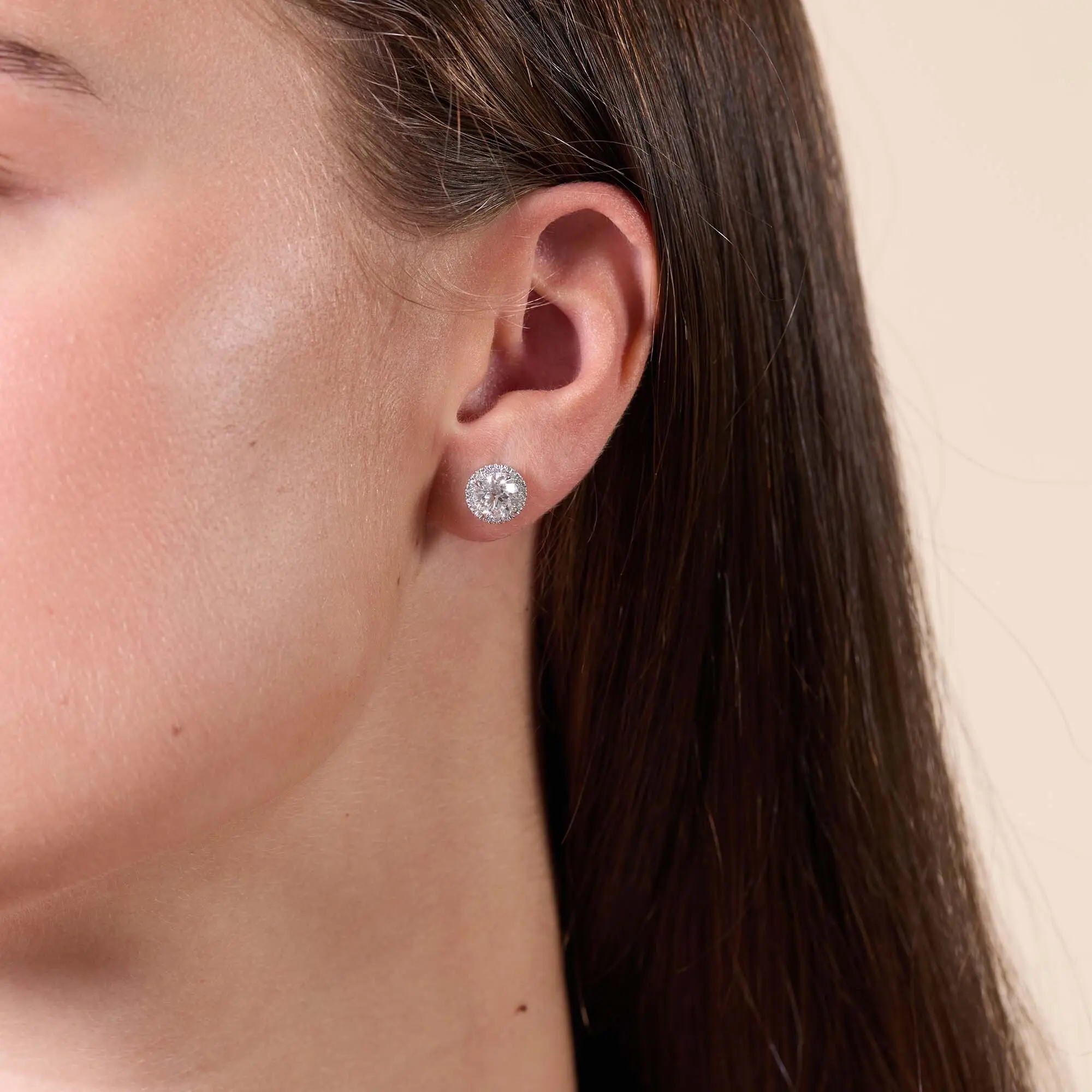 ZKZ Jewelry Lab Created Diamonds Earrings Lab Created Diamonds Earrings Company 2