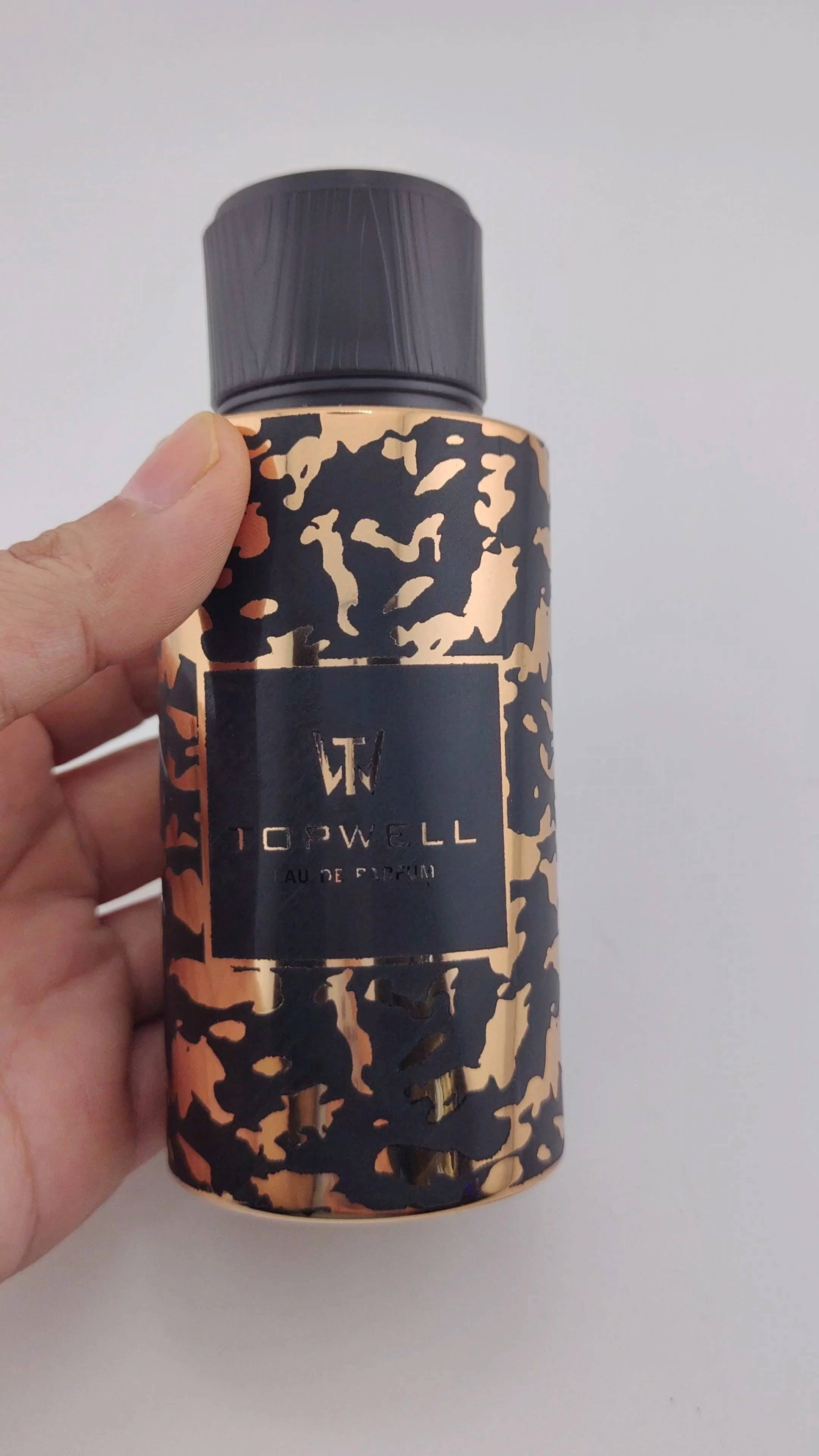 Botella de perfume reciclable ecológica, exquisita botella de perfume, nuevo diseño, vacía, transparente, 30 ml, 50 ml, 100 ml, botella de perfume de lujo. 1