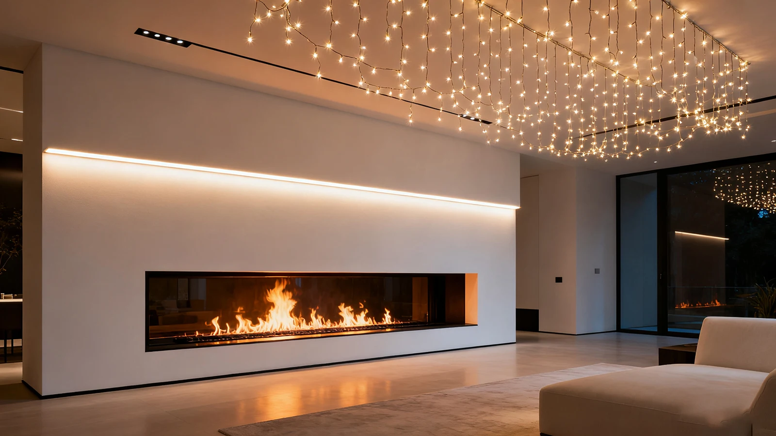 3 Stage Ethanol Flame Burner - 68cm Intelligent Fireplace AF66 1