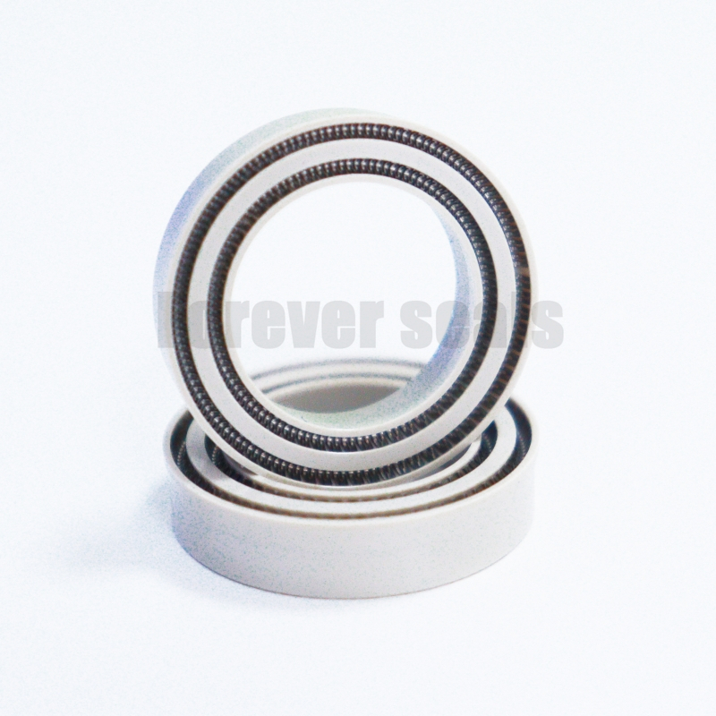 Virgin PTFE Double Spring Energized Seal 1