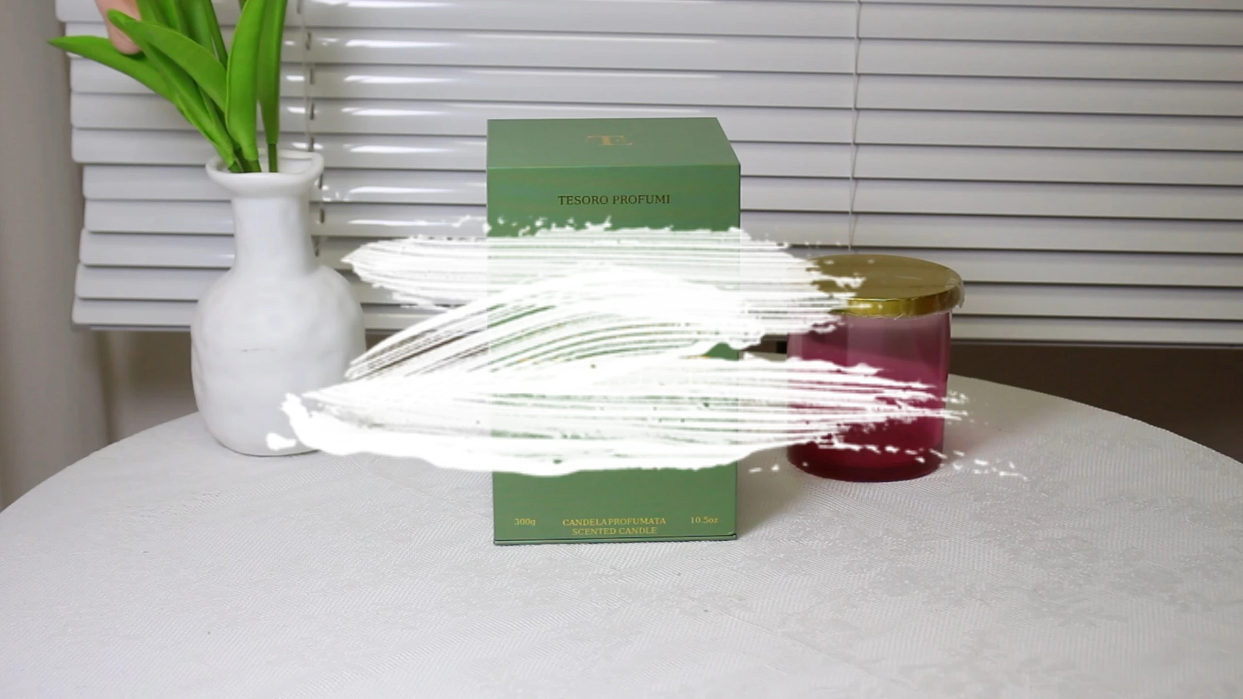 CF Luxury Candle Aromatherapy Boxes Rigid Gift Flip Box Removable Lid Box With Neck Packaging 1
