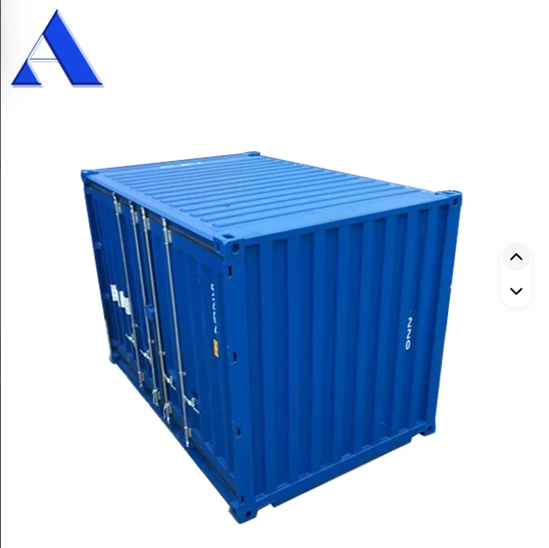 Novo contêiner de armazenamento de carga seca de 12 pés e 12 pés de aço corten de 3,6 metros com abertura lateral de porta 1