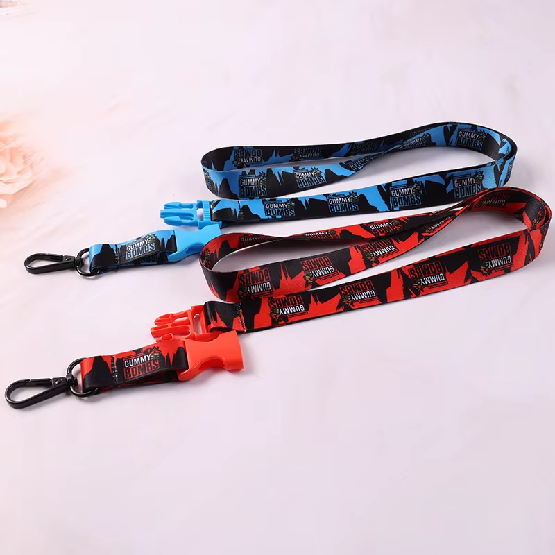 Tilpasset lanyard-matchende fargerik plastbryterspenne OEM ODM-støtte 4