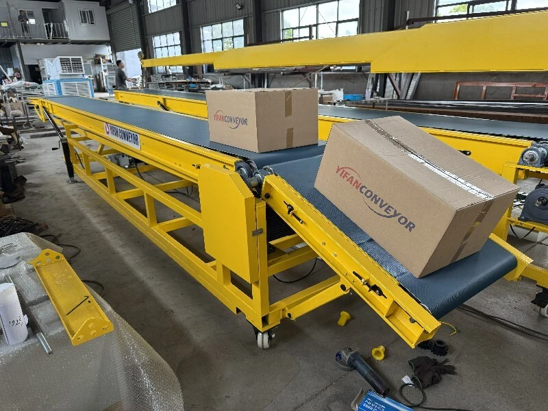 3.5m High Stacking Belt Conveyor 2025 New Design 1