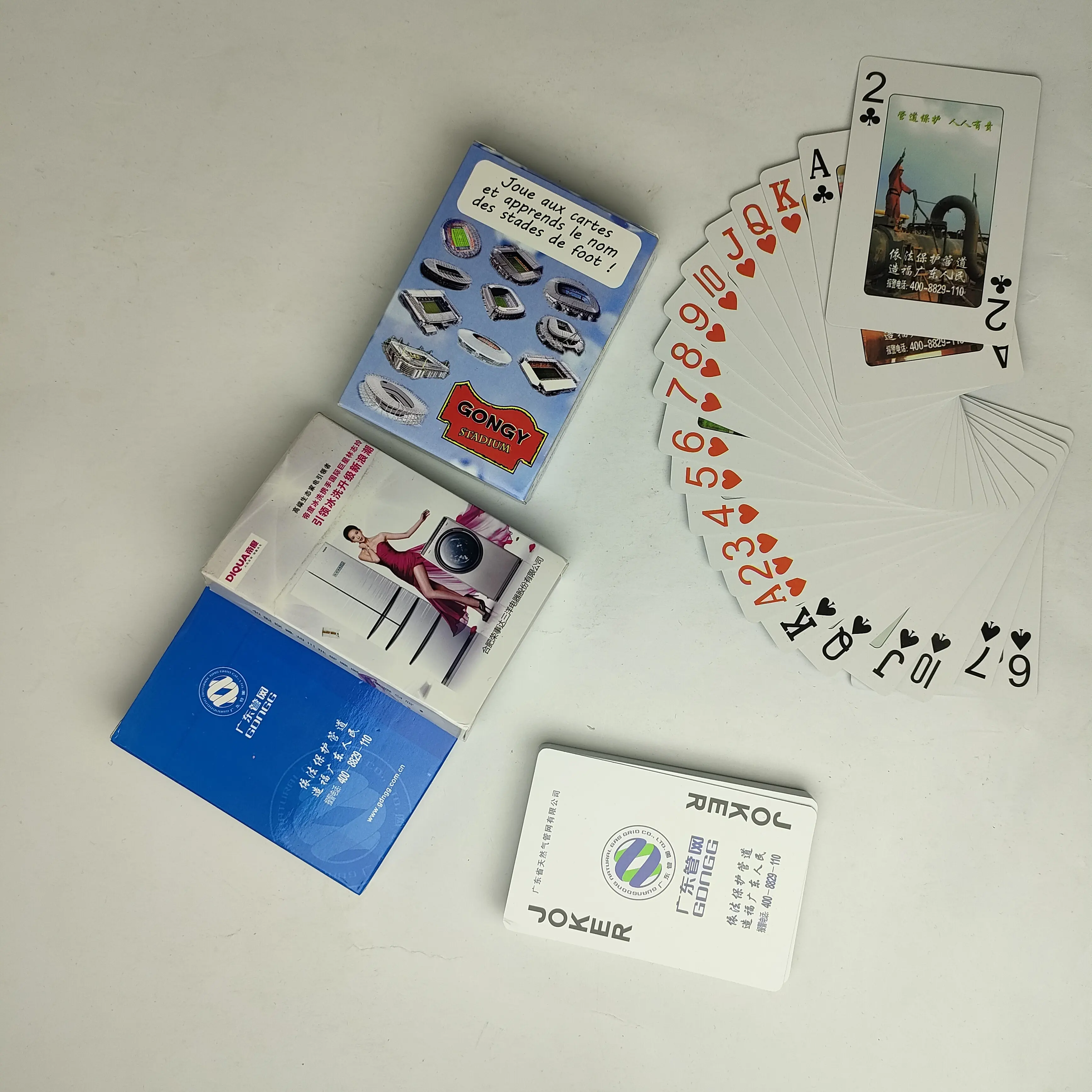 Spielkarten mit individuellem Markennamen – Corporate Marketing &amp; Pokerdecks mit Branchenthemen für Unternehmen 1