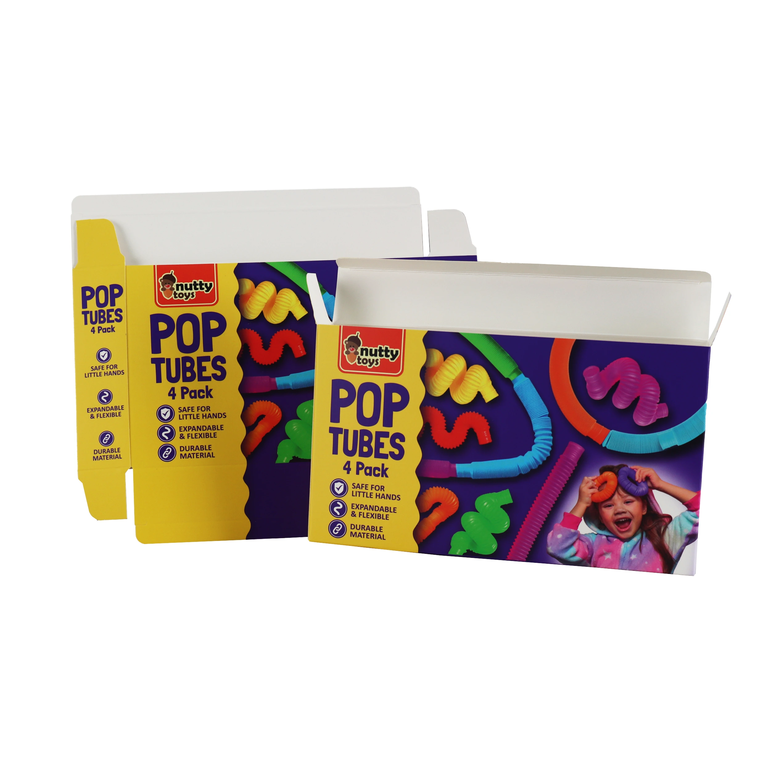 Wholesale Toy Boxes-Color Printing & Straight-pass Design Foldable Cardboard- Packshion Packaging 1