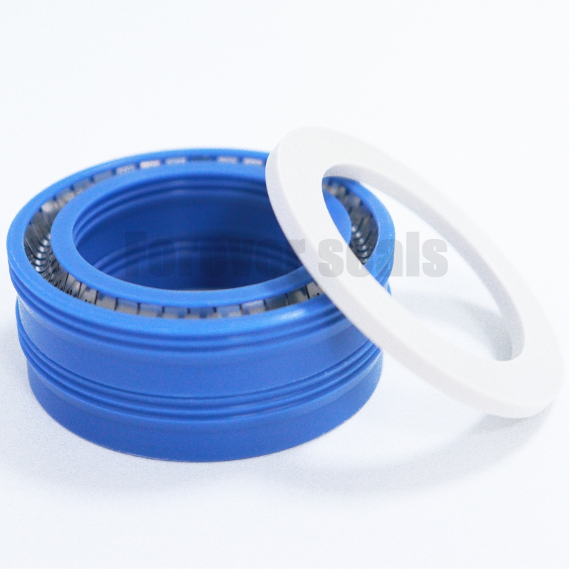 Imported Blue PTFE Spring Energized Seals for Glue Coating Machines and Glue Spraying Valves 2