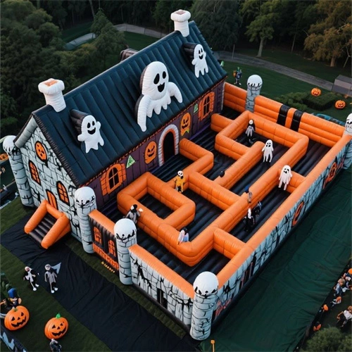 Inflatable Maze Halloween Haunted House 1