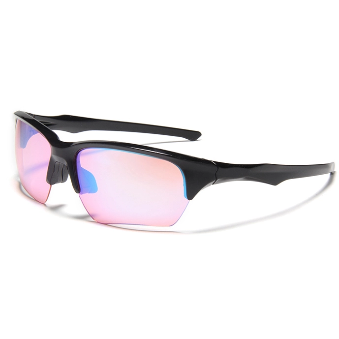 S87087 Gafas de sol deportivas semi al aire - Montura ligera para actividades al aire libre - Protección UV para hombres y mujeres 1