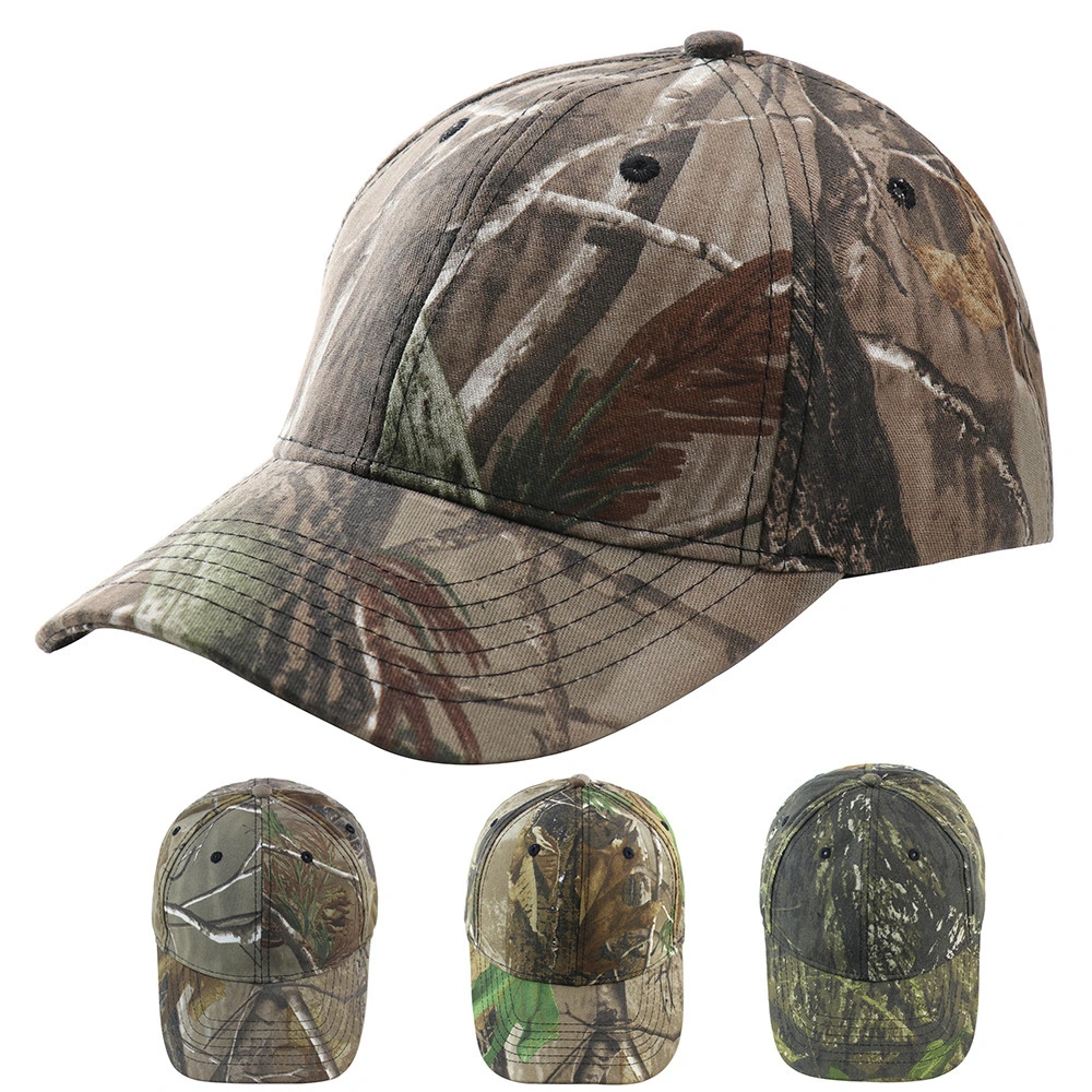 Camouflage Baseball Cap - 100% Cotton Outdoor Sun Hat 1