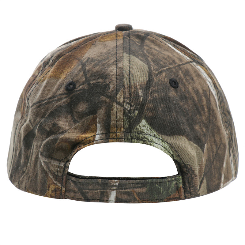 Camouflage Baseball Cap - 100% Cotton Outdoor Sun Hat 4
