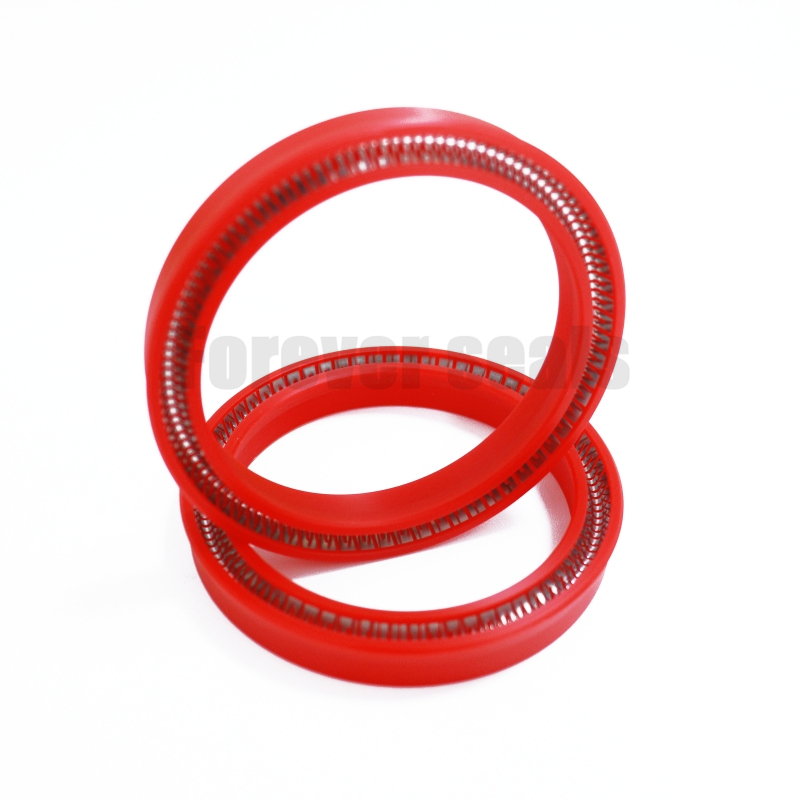 Red Polyurethane Spring Energized Seal 1