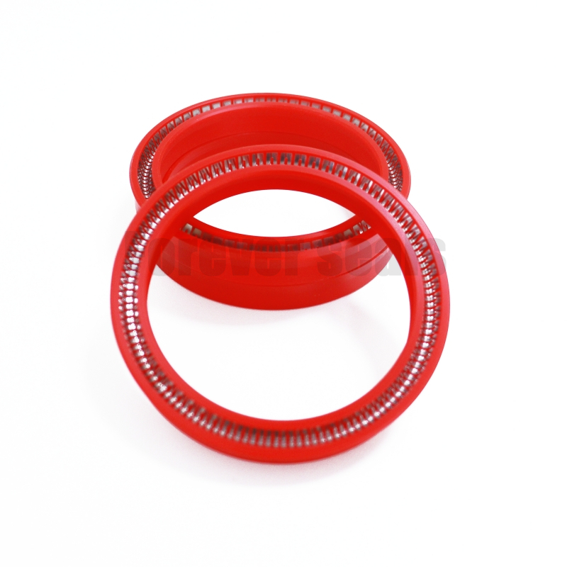 Red Polyurethane Spring Energized Seal 2