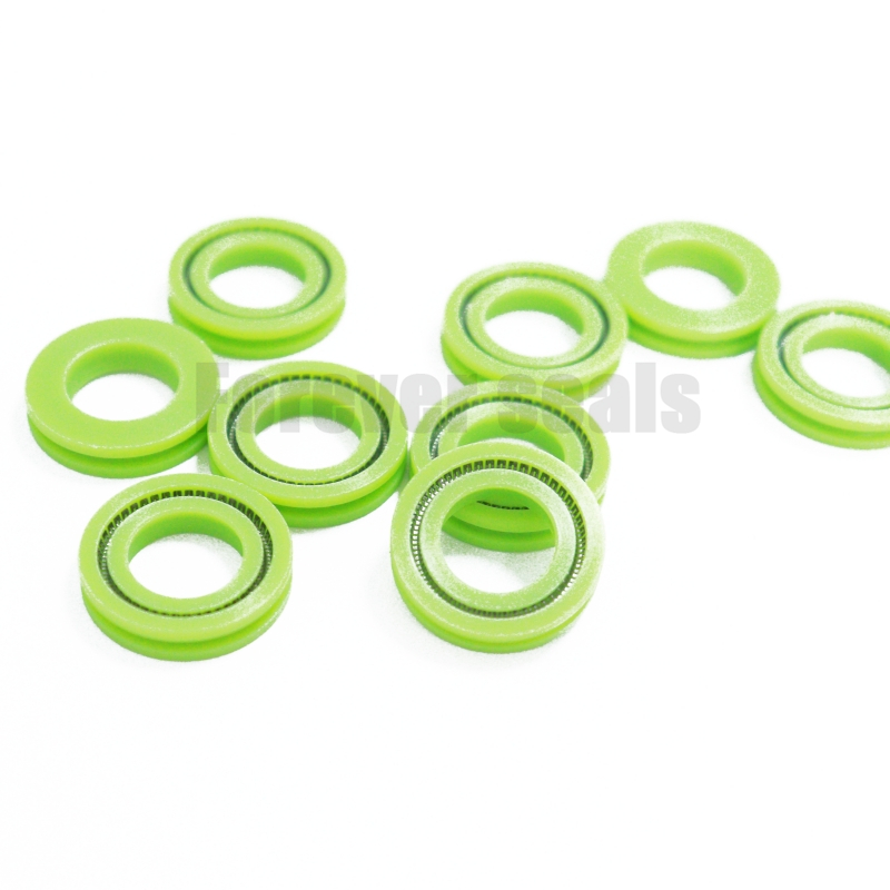 Green UPE Spring Energized Seals 2