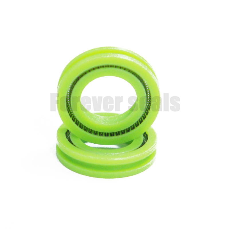 Green UPE Spring Energized Seals 1