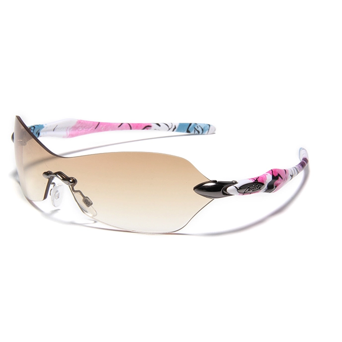 S87080 Gafas de sol deportivas personalizadas, protección de lentes de PC, sin marco, polarizadas, UV400, para correr, ciclismo, gafas de seguridad cómodas, unisex 1