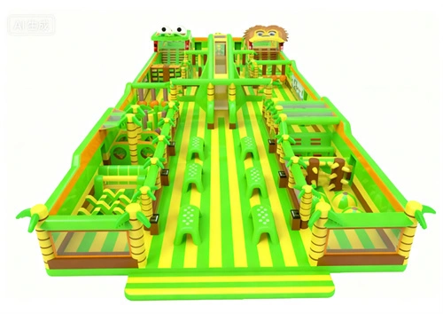 Custom Animal jungle inflatable theme park 1