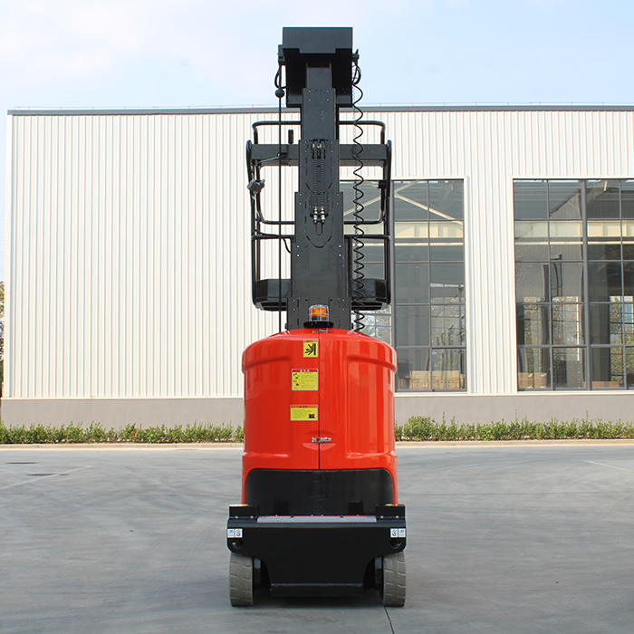 Vlift 11M Self-Propelled Vertical Mast Lifting Platform Jib Electric Lift for Aerial Work Retail Restaurant Hotels Industries 6