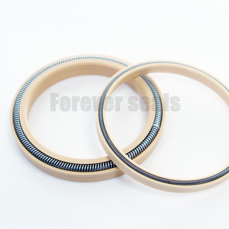 Sellos industriales con resorte | Material compuesto de PTFE-PHB 3