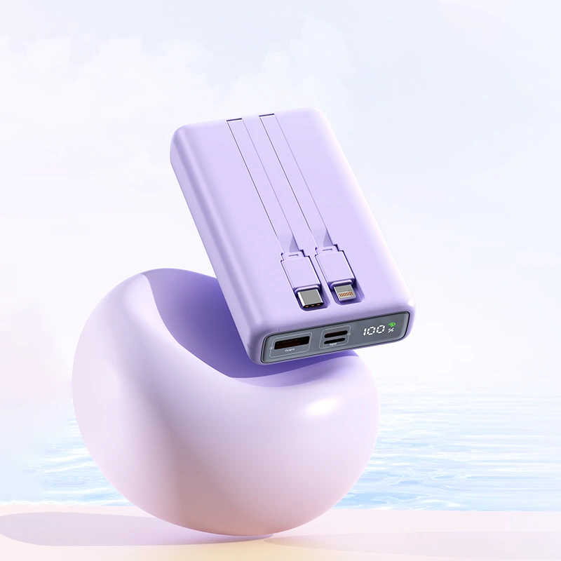 OB09 Fast Charging Power Bank 10000mAH Type-C + Lightning Cable 1