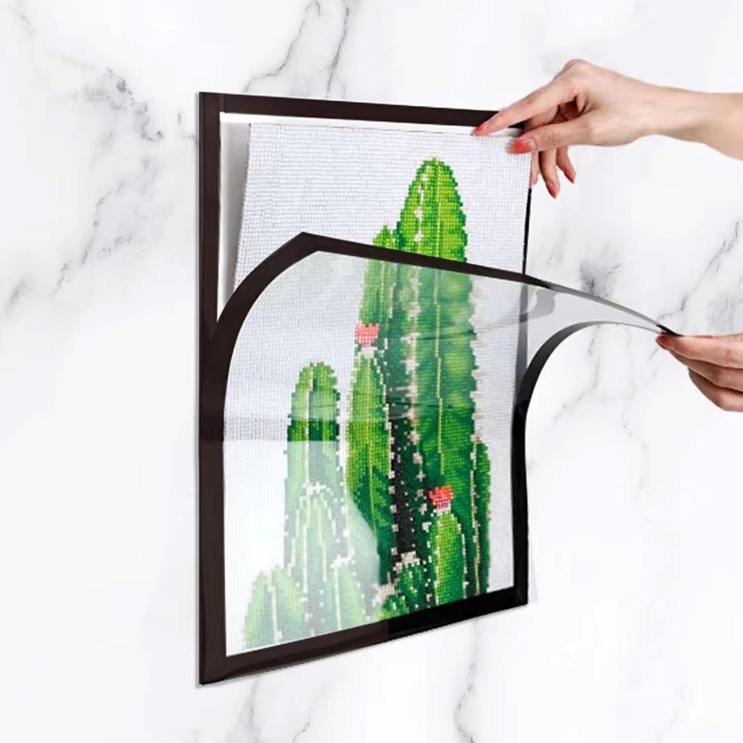 Wholesale A5 Size Soft Flexible Rubber Magnet Camera Magnetic Sheet for Picture Photo Iman 2