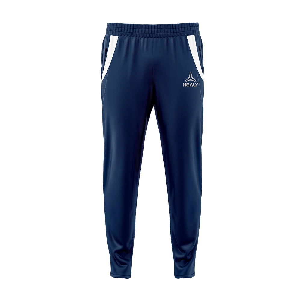 Dark Blue Full Length Men's Sport Pant Digital Print Comfortable Athletic Soccer Trouser for Boys Breathable Football Pants Men 1