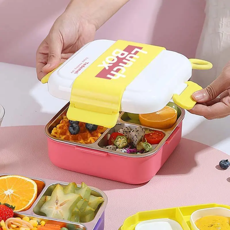 Hongxing Bento Lunch Box Containers, PP/Stainless Steel Portable Lunch Box 1