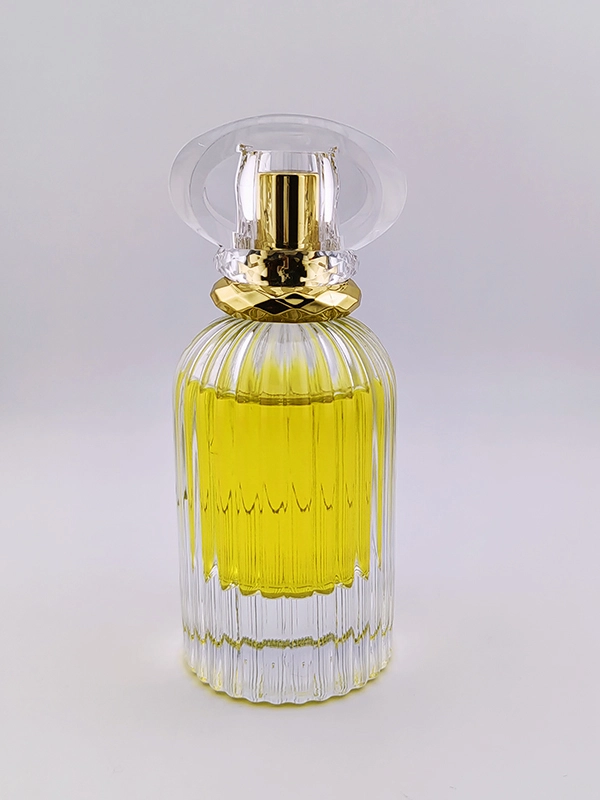 Glamorous wholesale price perfume bottle luxury perfume bottle New Design  perfume Bottle Empty clear Perfume Bottle 30ml 50ml 100ml Glass Perfume Bottle with Lid Luxury perfume bottle 1