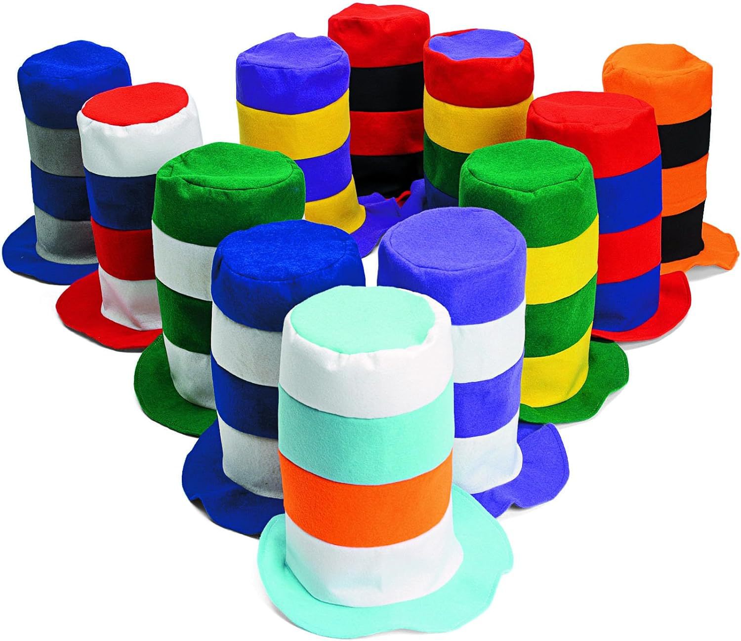 Party Star! Multi-Color Stovepipe Hats 2