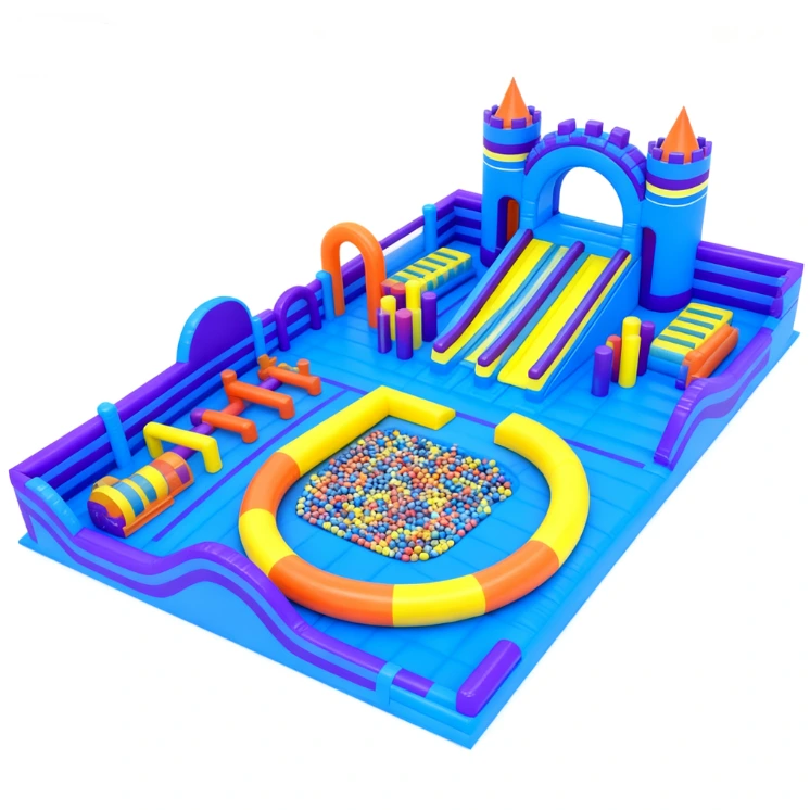 Parc d&#39;attractions gonflable Fun City 1