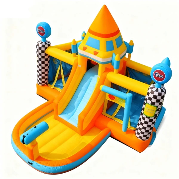 Château gonflable, aire de jeux, trampoline de sport de saut 1
