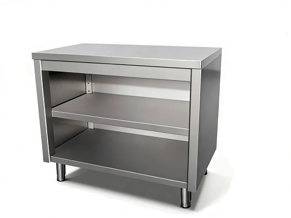armoire de travail en acier inoxydable