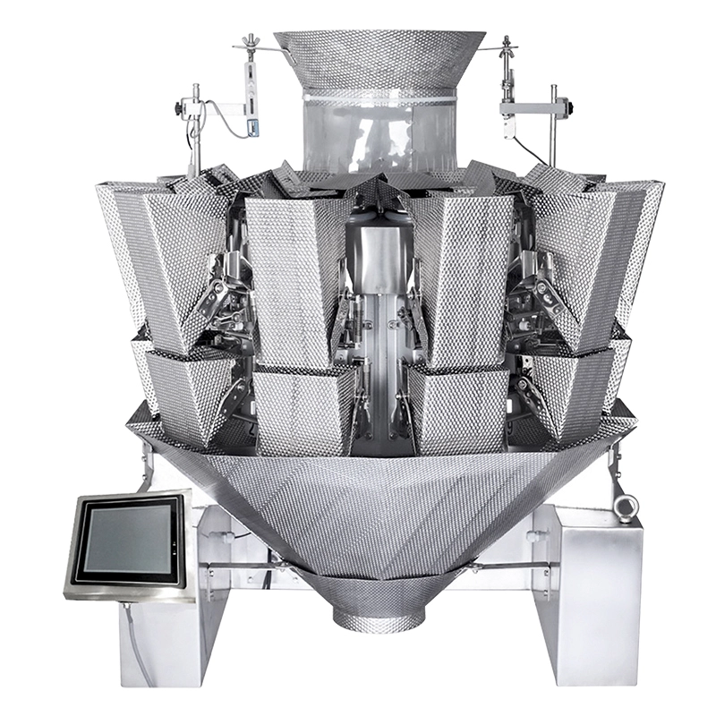 10 Heads multihead weigher with dimpled buckets 1