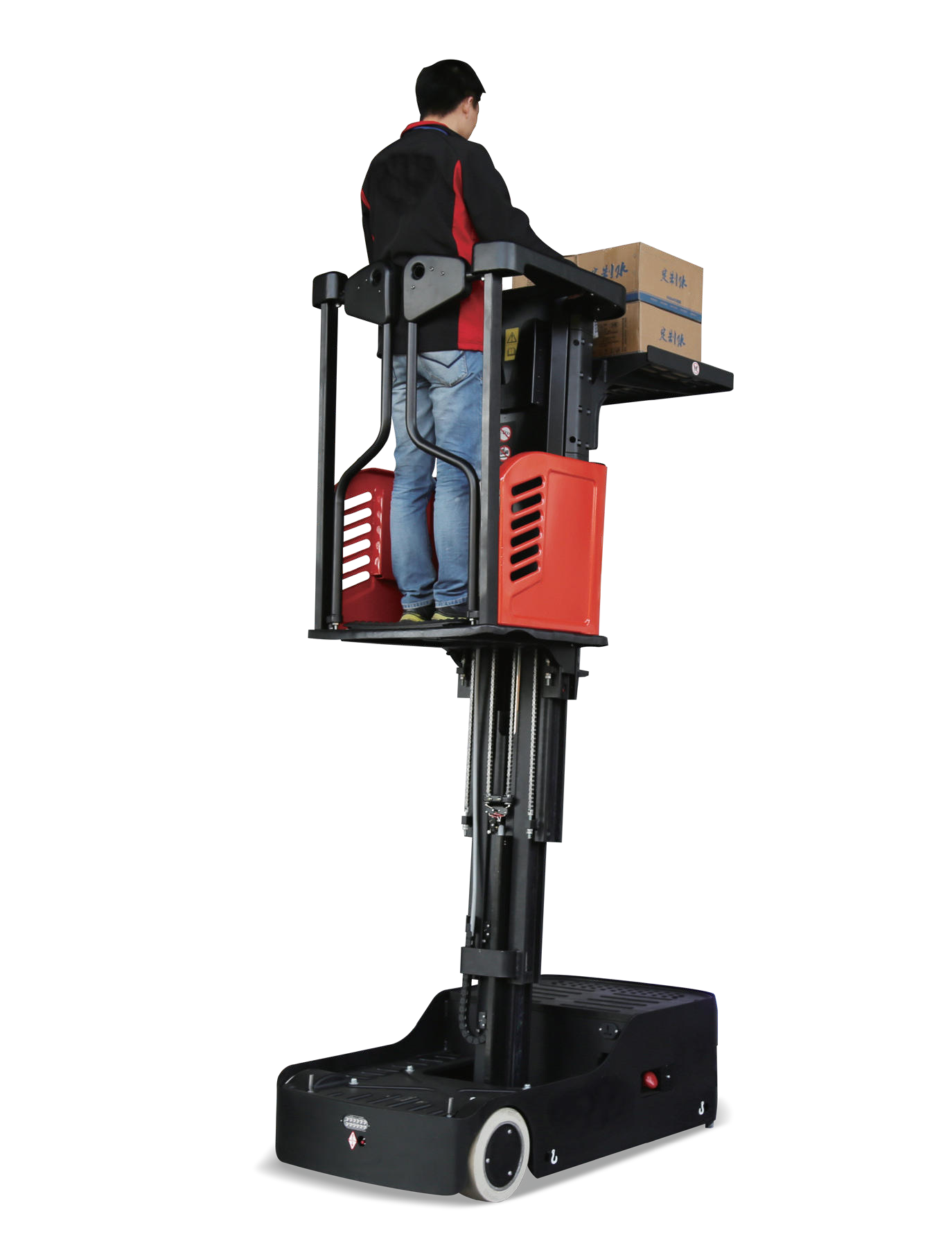 vlift Mid-Mounted Order Picker JX0(Lithium Battery or lead acid Model) 2