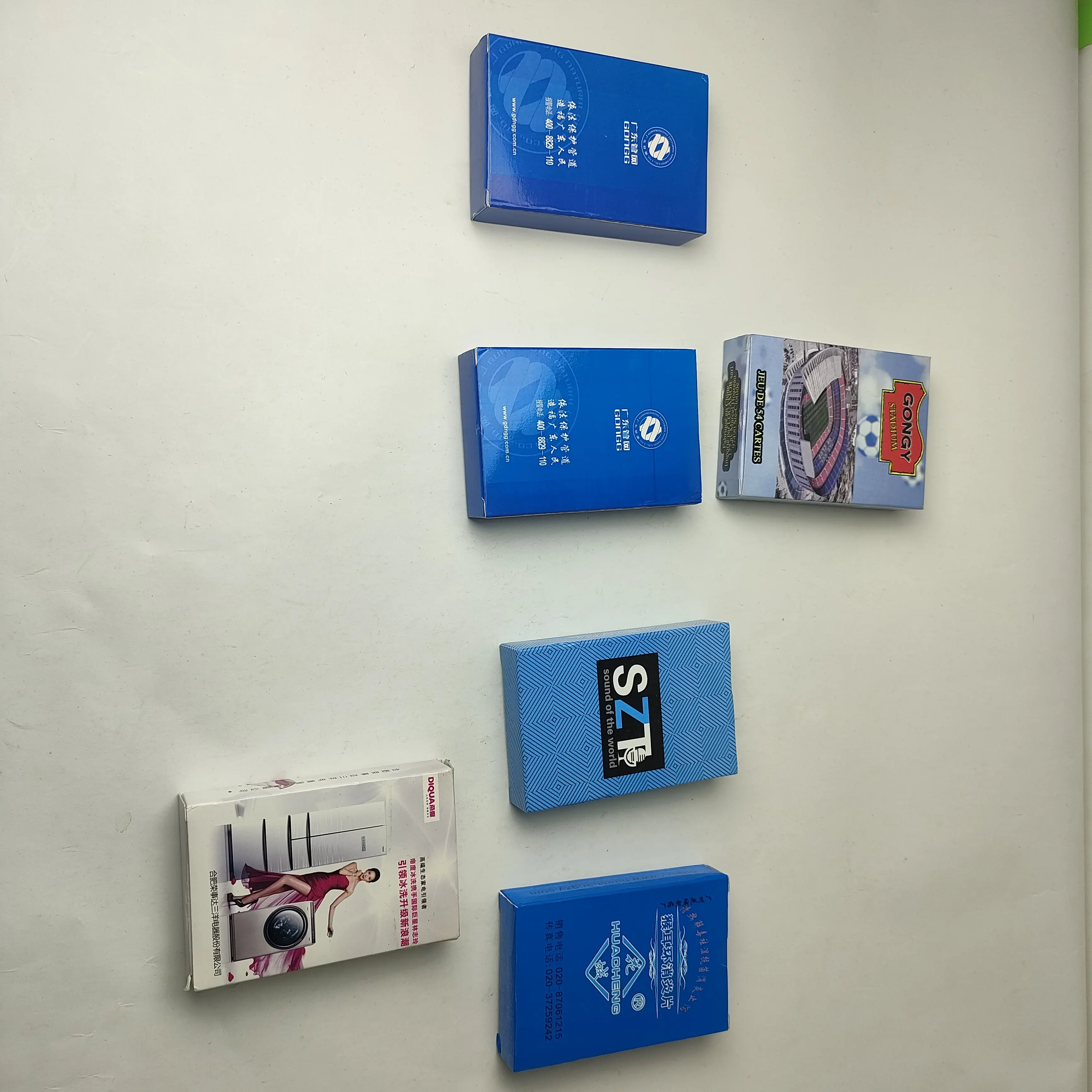 Benutzerdefinierte Markenspielkarten für Haushaltsgeräte – DIQUA Marketing Poker Deck für Markenwerbung und Kundenbindung 1