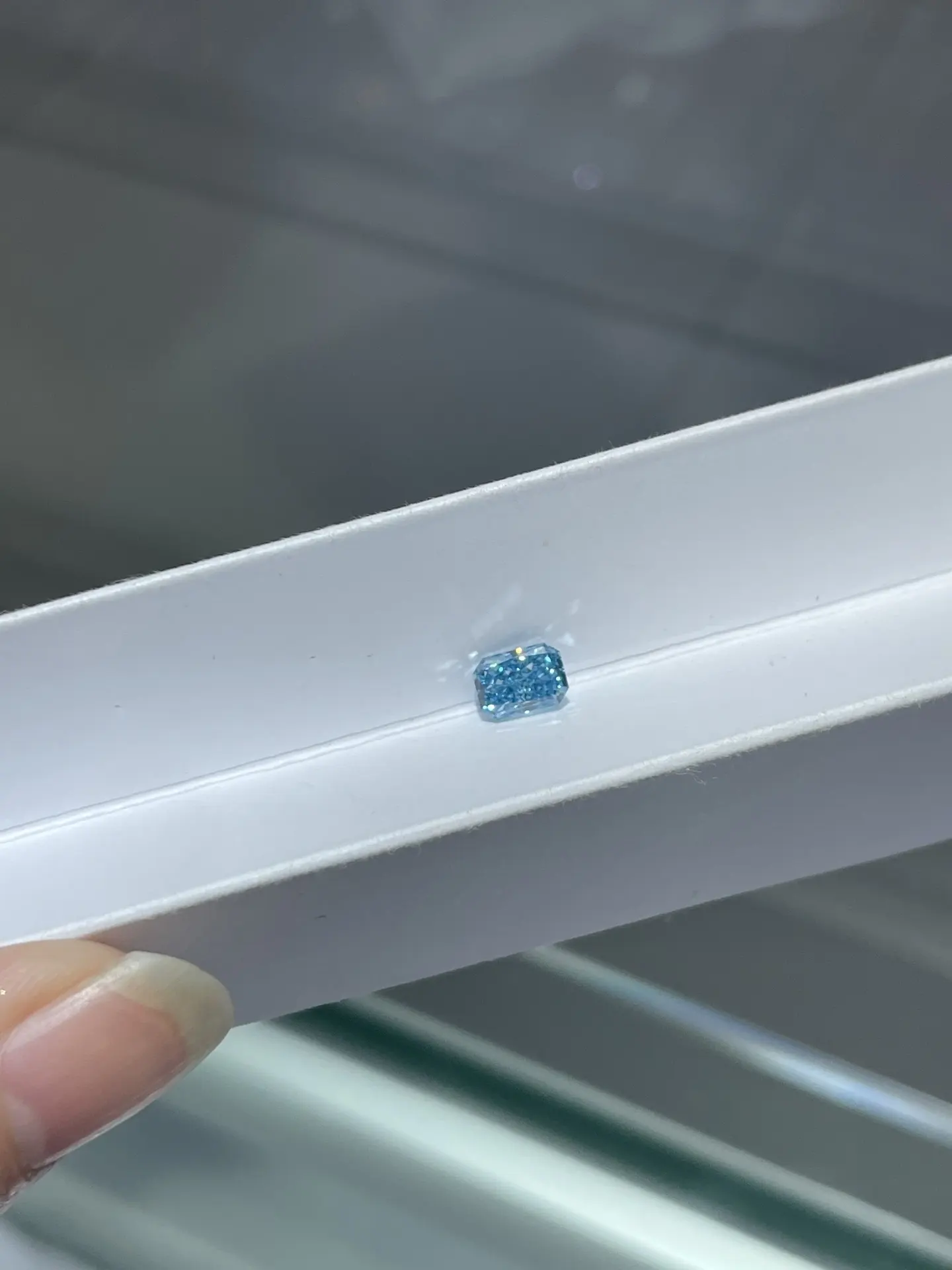 ZKZ Jewelry Lab Made Blue Diamonds Factory 4