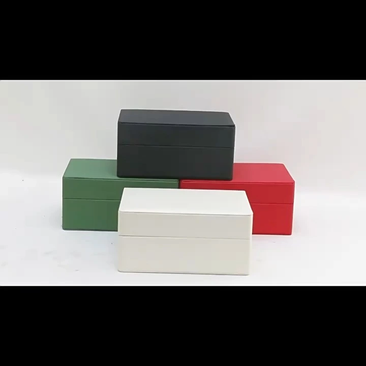 Premium Couple's PU Leather Watch Bracelet Pendant Jewellery Box 1