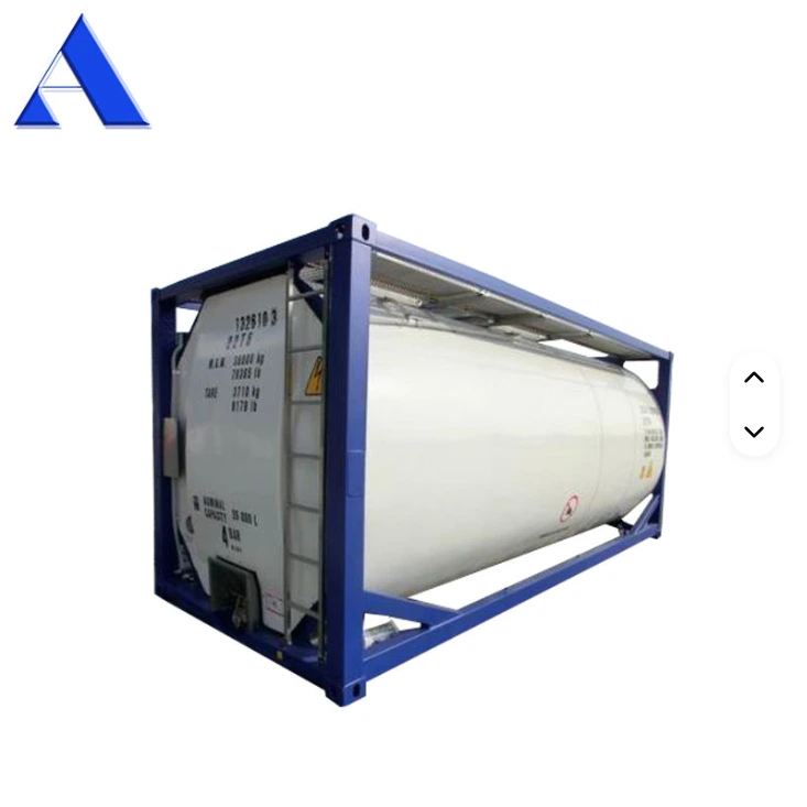 Contenedor cisterna T11 ISO de 20 pies, de acero inoxidable 316 de grado alimenticio, estándar ASME, precio competitivo. 1