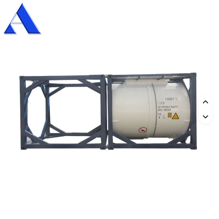 10000L 10CBM Water or Fuel 316L Stainless Steel UN Portable T11 10ft ISO Tank Container with Frame for Sale 1