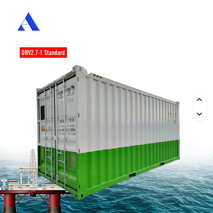 DNV 2.7-1 Standard 20ft Offshore Container Cargo Carrying CCU Units 20 Feet Oil Drilling Closed Box Double Door Corten Steel 1