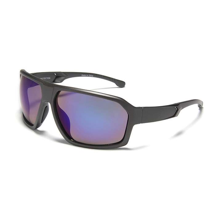 S87079 Gafas de sol deportivas envolventes con diseño ergonómico en las patillas - Protección UV400 para actividades al aire libre Gafas de sol de moda al por mayor 1
