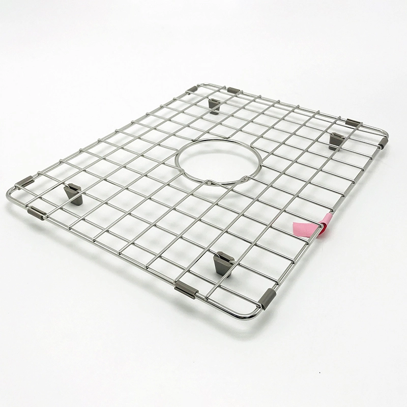 Stainless Steel Sink Grid and Protectors for Bottom of Kitchen Sink, with Rear Drain for Single Sink Bowl, for sink protectors SHH0001 1