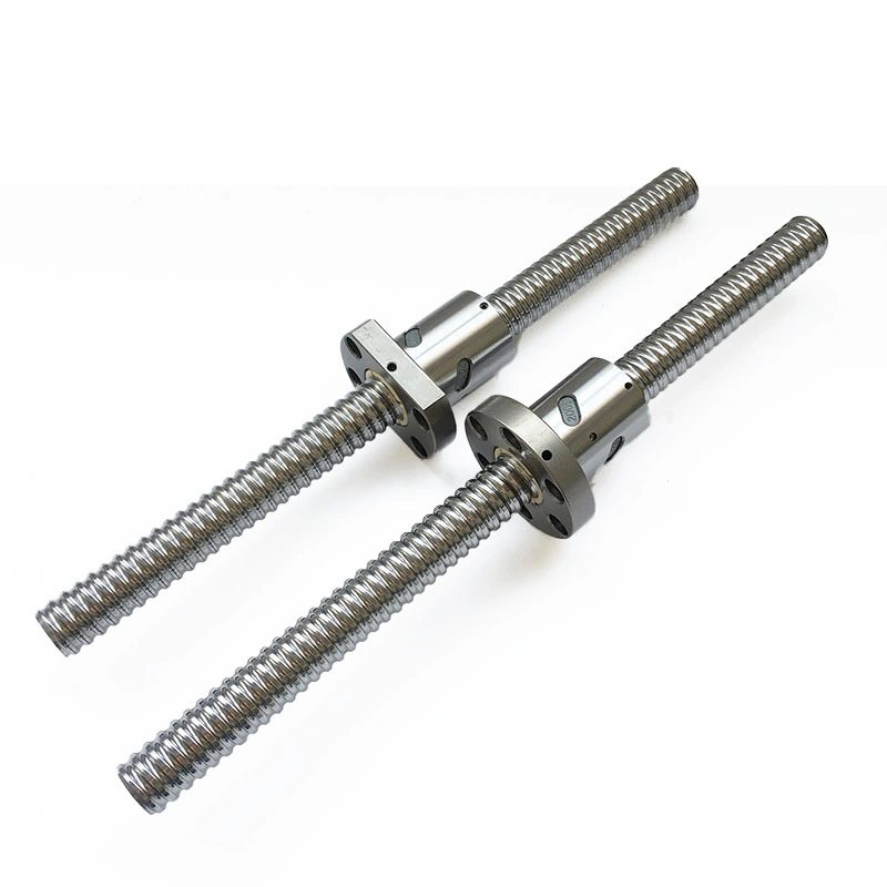 SFI Round Flange Ball Lead Screw High Precision Ball Screw for Linear Motion Systems 1