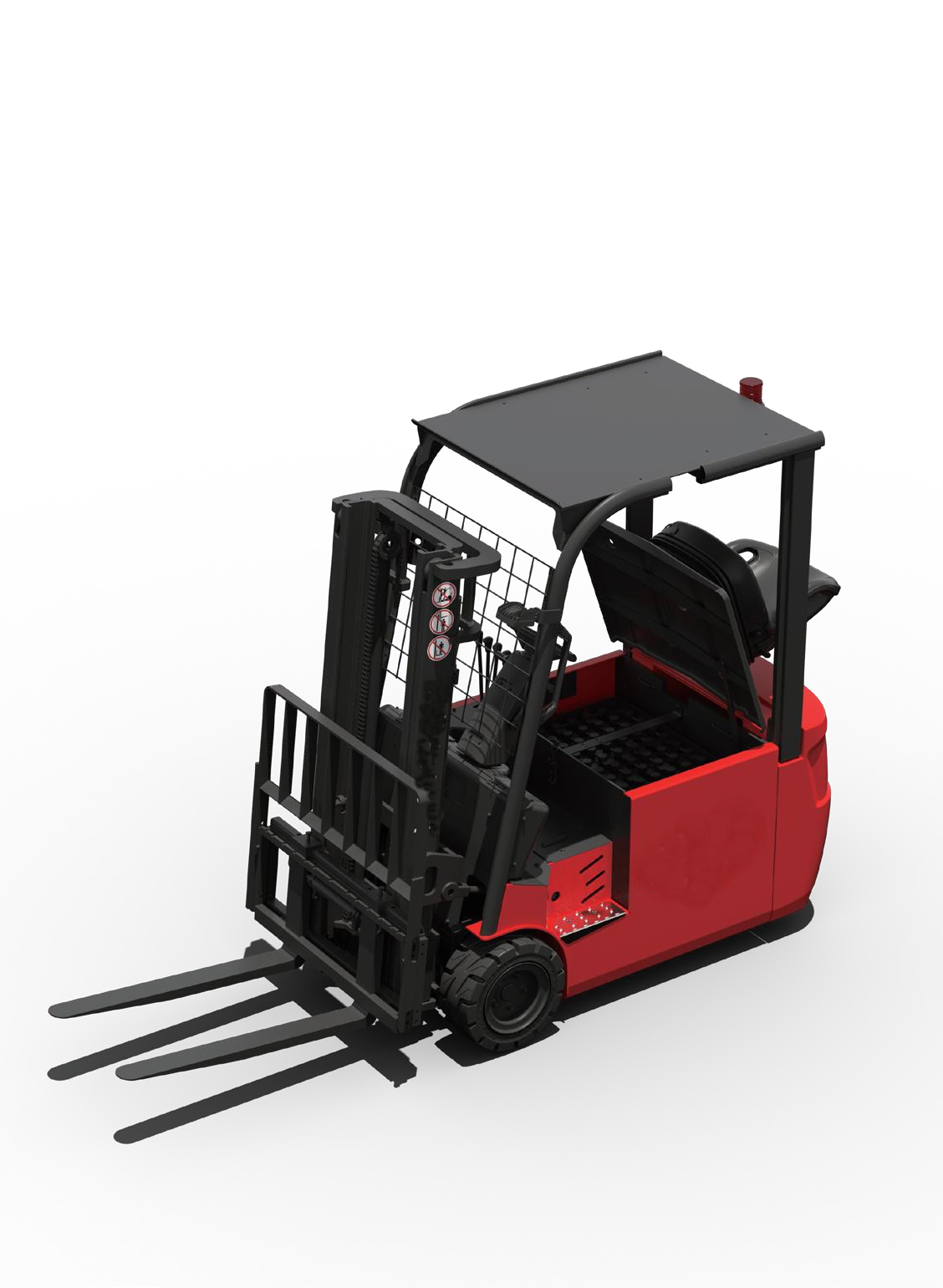 vlift CPCB15TV 1.5/1.8/2.0 ton （freeze）three point electric forklift（Lead acid） 6