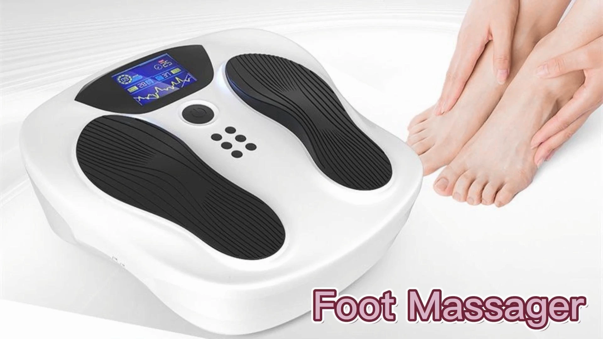 OSTO Foot Massager with Vibration Compression Shiatsu and Heat for Blood Circulation 1
