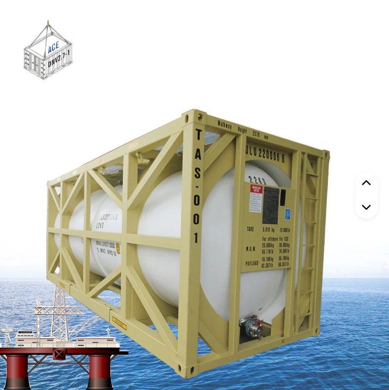 Контейнер-цистерна для химических веществ 20 футов DNV Offshore, стандарт DNV 2.7-1, тип UN T11, 20000 л, продается 1