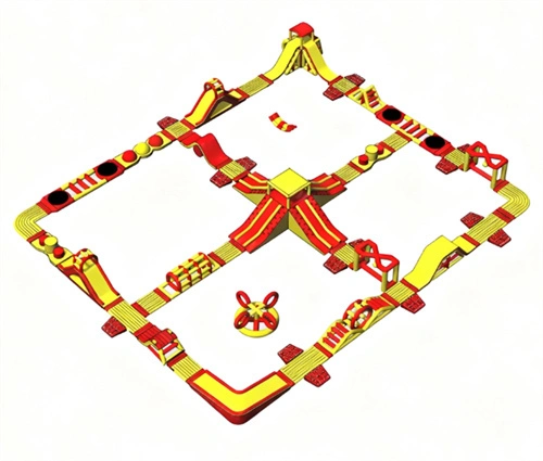 Inflatable Aqua Park Obstacle Course 1
