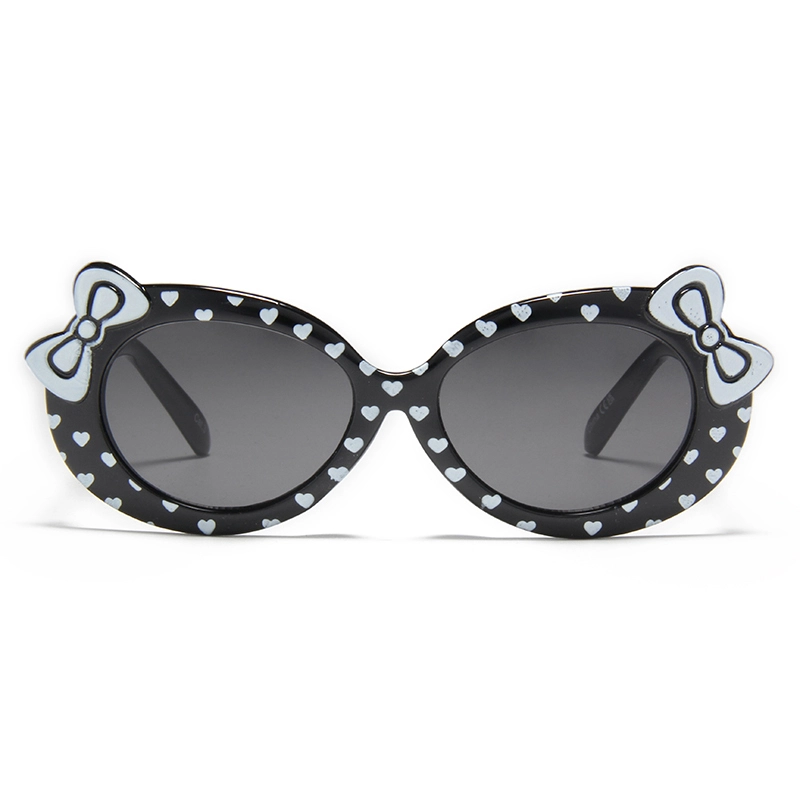 Gafas de sol SK4726 con forma de ojo de gato para niñas con lazo y corazón - Protección UV - Gafas de moda para niñas 1