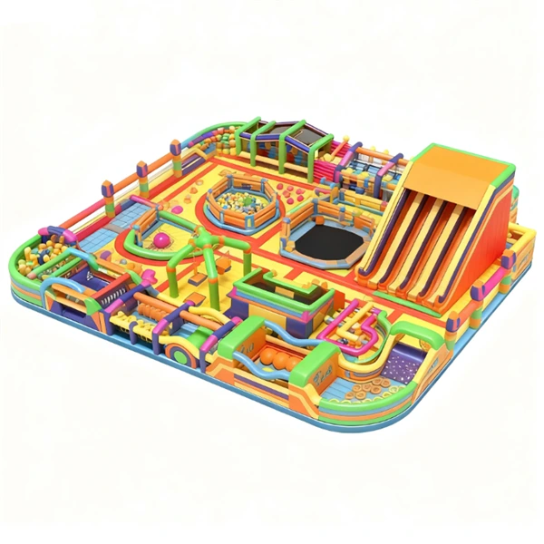 Inflatable Fun Playground  Theme Park 1